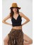 Bağlamalı Sırt Detaylı Şık Crop Bluz 5