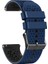 Xiaomi Watch S1 / S1 Pro / Huami Amazfit Gtr 4 Pro Silikon Saat Band 22MM Çift Renkli Yedek Bilek Kayışı - Gece Yarısı Mavi / Siyah (Yurt Dışından) 3