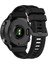 Garmin Forerunner 955 / Forerunner 935 / Descent G1 22MM Twıll Tasarım Silikon Saat Band Siyah Toka Kayışı - Siyah (Yurt Dışından) 1