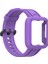 Xiaomi Redmi Için Watch/redmi Watch 2/mi Watch Lite/mi Watch Lite 2 Akıllı Saat Strap Strap Yumuşak Silikon Bilek Bantlı - Mor (Yurt Dışından) 2