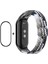 Xiaomi Smart Band 8 Elastik Saat Bandı Naylon Örgülü Bilek Kayışı Pmma Ekran Koruyucu - Parlak Siyah (Yurt Dışından) 1