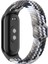 Xiaomi Smart Band 8 Elastik Saat Bandı Naylon Örgülü Bilek Kayışı Pmma Ekran Koruyucu - Parlak Siyah (Yurt Dışından) 5