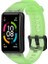 Huawei Band 6 / Honor Band 6 Için Şeffaf Su Geçirmez Tpu Yedek Kayış Saat Bantları - Şeffaf Green (Yurt Dışından) 2