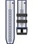 Garmin Tactix 7 Pro / Fenix ​​7x / Fenix ​​6x Pro Silikon Bilek Kayışı Yedek Çift Renkli Akıl Watch Band 26MM - Beyaz / Mavi (Yurt Dışından) 5
