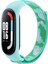 Xiaomi Mi Band 5/6/7 Kamuflaj Naylon Ayarlanabilir Akıllı Saat Kayışı Yedek Bilek Bandı - Açık Yeşil (Yurt Dışından) 4
