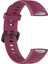Huawei Honor 5i/huawei Watch Band 4 - Wine Red Için Metal Tokalı Silikon Akıllı Watchme Kayışı (Yurt Dışından) 4