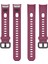 Huawei Honor 5i/huawei Watch Band 4 - Wine Red Için Metal Tokalı Silikon Akıllı Watchme Kayışı (Yurt Dışından) 5
