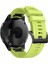 Garmin Fenix ​​için Silikon Watchme Bandı 5 Siyah Üçgen Tokalı Ayarlanabilir Akıllı Saat Kayışı - Floresan Yeşil (Yurt Dışından) 1