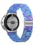 Google Pixel Için Slim Light Reçine Bandı Sport Strap Bileziği Paslanmaz Çelik Tokalı - Mavi Mor Karışım (Yurt Dışından) 1