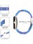 Google Pixel Için Slim Light Reçine Bandı Sport Strap Bileziği Paslanmaz Çelik Tokalı - Mavi Mor Karışım (Yurt Dışından) 2