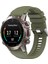 Garmin Marq / Yaklaşım Için Silikon Watchme Bandı S62 / S60 Honeycomb Doku Saat Kayışı - Jungle Green (Yurt Dışından) 5