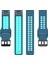 Garmin Enduro / Fenix ​​7x / 7x Güneş / Coros Vertix 2 Silikon 2 Silikon Saat Bandı 26MM Çift Renkli Saat Kayışı Çift Delikli Tokalı-Mavi / Yeşil (Yurt Dışından) 4