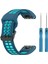 Garmin Enduro / Fenix ​​7x / 7x Güneş / Coros Vertix 2 Silikon 2 Silikon Saat Bandı 26MM Çift Renkli Saat Kayışı Çift Delikli Tokalı-Mavi / Yeşil (Yurt Dışından) 5