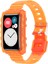 Huawei Watch Fit / Fit 2 / Fit Yeni Tek Boyut - Turuncu Için Şeffaf Tpu Entegre Akıllı Watchme Bandı Bilek Kayışı Çerçevesi (Yurt Dışından) 1