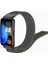 Huawei Band 8 Naylon Watch Band Ayarlanabilir Spor Döngüsü Nefes Alabilir Kayışı - Asker Yeşili (Yurt Dışından) 3