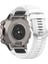 Garmin Marq / Yaklaşım Için Silikon Watchme Bandı S62 / S60 Honeycomb Doku Saati - Beyaz (Yurt Dışından) 1