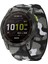 Garmin Tactix 7 Pro / Fenix ​​7x / 6x Pro Yedek Naylon Watch Band 26MM Ayarlanabilir Sihirli Bant Bilek Kayışı - Kamuflaj Gri (Yurt Dışından) 5
