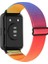 Huawei Watch Fit 2 Akıllı Saat Bandı Yedek Etnik Stil Nefes Alabilir Örgülü Naylon Bilek Kayışı - Gökkuşağı Rengi (Yurt Dışından) 1