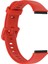 Huawei Band 7 Için Silikon Akıllı Watchme Bandı Düz Renkli Ayarlanabilir Bilek Kayışı - Kırmızı (Yurt Dışından) 4
