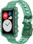 Huawei Watch Fit / Fit 2 / Fit Yeni Tek Boyut - Yeşil Için Şeffaf Tpu Entegre Akıllı Watchme Bandı Bilek Kayışı Çerçevesi (Yurt Dışından) 1