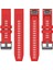 Garmin Fenix ​​7x/7x Solar/6x/6x Pro/tactix 7 Silikon Saati Bilek Bandı Spor Watchme Bandı 26MM - Kırmızı (Yurt Dışından) 5