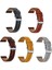 Samsung Galaxy Watch 3 41MM / Huawei Saat Gt 2 42MM Deri Watchme Strap 20MM Gümüş Tokalı Bilek Bandı - Kahve (Yurt Dışından) 4