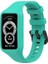 Honor Band 6/huawei Band 6/huawei Band 6 Pro - Cian Için Yedek Tek Parçalı Akıllı Saat Kayış Kasası Silikon Bilek Bandı (Yurt Dışından) 3