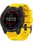 Garmin Forerunner Için Silikon Saat Band 965 /955 /945 /935 Siyah Tokalı Su Geçirmez Yumuşak Kayış - Sarı (Yurt Dışından) 2