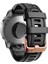 Garmin Fenix ​​7s / 6s Pro / 5s Için Saat Bando / 5s Plus / Instinct 2s 20MM Silikon Yedek Kayışı Gül Altın Tokalı - Siyah (Yurt Dışından) 1