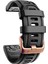 Garmin Fenix ​​7s / 6s Pro / 5s Için Saat Bando / 5s Plus / Instinct 2s 20MM Silikon Yedek Kayışı Gül Altın Tokalı - Siyah (Yurt Dışından) 3