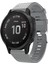Garmin Fenix ​​7s/6s/6s Pro/5s/5s Için Gümüş Tokalı Şık Silikon Spor Saat Band Kayışı (Yurt Dışından) 2