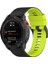 Garmin Descent Için G1 / Forerunner 935 / Forerunner 945 Dokulu Silikon Bilek Saat Band Çift Renkli Yedek Kayış - Siyah / Kireç (Yurt Dışından) 4