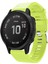 Garmin Fenix ​​7s/6s/6s Pro/5s/5s Için Gümüş Tokalı Şık Silikon Sport Saat Bant Kayışı (Yurt Dışından) 2