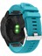 Garmin Fenix ​​7x/6x Safir Gps/6x Pro/6x Gps/5x Gps/5x Artı Silikon Spor Saat Band Gümüş Toka ile Ayarlanabilir Saat Kayışı - Gökyüze Mavi (Yurt Dışından) 1