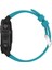 Garmin Fenix ​​7x/6x Safir Gps/6x Pro/6x Gps/5x Gps/5x Artı Silikon Spor Saat Band Gümüş Toka ile Ayarlanabilir Saat Kayışı - Gökyüze Mavi (Yurt Dışından) 3