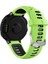 Garmin Forerunner Için 235 / 230/620/630 / 220 /735 / 735XT Silikon Saat Grubu Watchme Kayışı Yedek Parça Evrensel 22MM Saat Bandı - Yeşil / Siyah (Yurt Dışından) 1