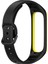 Samsung Galaxy Fit 2/SM-R220 Için Iki Renkli Silikon Watchme Bandı Yedek Kayışı-Siyah/sarı (Yurt Dışından) 4
