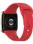 Xiaomi Redmi Için 3 / Mi Watch Lite 3 Silikon Silyik Saati Saat Bandı - Kırmızı (Yurt Dışından) 1