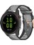 Garmin Forerunner Için 255S / Venu 2s / Xiaomi Mi Saat Kayışı Evrensel 18MM Naylon Naylon Watchme Grubu Spor Saati Toka ile Yedek Saat Bandı - Gri Şerit (Yurt Dışından) 2
