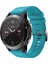 Garmin Fenix ​​için Silikon Watchme Bandı 5 Siyah Üçgen Tokalı Ayarlanabilir Akıllı Saat Kayışı - Bebek Mavisi (Yurt Dışından) 5