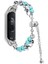 Xiaomi Mi Band 7 Inci Metal Watchme Bandı Kayan Ayarlanabilir Takı Bilek Kayışı - Yeşil (Yurt Dışından) 1