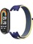 Xiaomi Smart Band 8 Yumuşak Naylon Watch Band Ayarlanabilir Spor Bilek Kayışı - Ankraj Grisi (Yurt Dışından) 2