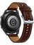 Samsung Galaxy Watch 3 45MM R840 Için 22MM Deri Watchme Kayışı - Kahve (Yurt Dışından) 2