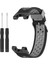 Huami Amazffit T-Rex / T-Rex Pro / Ares Için Çift Renkli 22MM Saat Bandı Silikon Saat Kayışı Yedek Saat Bandı Çok Delikli Tasarımlı-Siyah / Gri (Yurt Dışından) 4