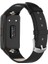 Üst Kat Üst Kat Huawei Band 6/honor Band 6 - Siyah Için Deri Bant Strap Swaysed (Yurt Dışından) 1