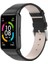 Üst Kat Üst Kat Huawei Band 6/honor Band 6 - Siyah Için Deri Bant Strap Swaysed (Yurt Dışından) 2