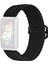 Huawei Band 7 Örgülü Watch Band Yedek Bilek Kayışı Ayarlanabilir Tokalı - Siyah (Yurt Dışından) 1