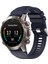 Garmin Marq / Yaklaşım S62 / S60 Için Silikon Watchme Bandı Honeycomb Doku Saat Kayışı - Midnight Blue (Yurt Dışından) 5
