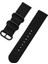20MM Naylon Watch Band Kayışı Samsung Galaxy Watch4 Için 20MM Klasik 46MM 42MM/WATCH4 44MM 40MM/WATCH Active 2/huawei Watch 42MM - Siyah (Yurt Dışından) 1