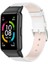Üst Katman Huawei Band 6/honor Band 6 - White Için Üst Kat Gibi Deri Bant Strap (Yurt Dışından) 2